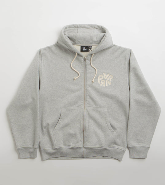 by Parra 1976 Logo Zip Hoodie - Heather Grey | Flatspot
