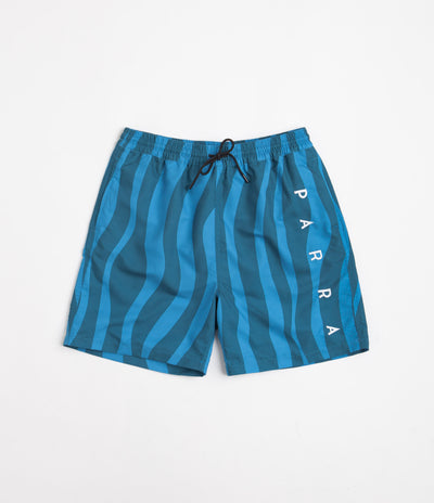 by Parra Aqua Weed Waves Swim Shorts - Greek Blue