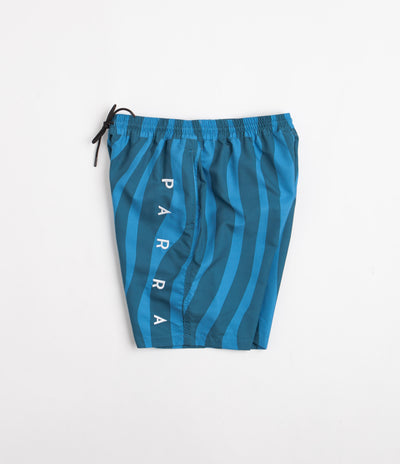 by Parra Aqua Weed Waves Swim Shorts - Greek Blue