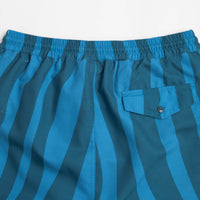 by Parra Aqua Weed Waves Swim Shorts - Greek Blue thumbnail