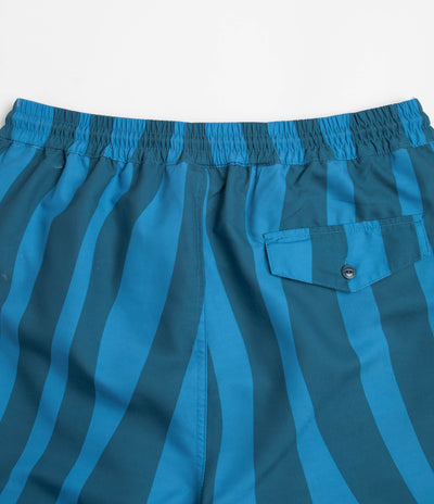 by Parra Aqua Weed Waves Swim Shorts - Greek Blue