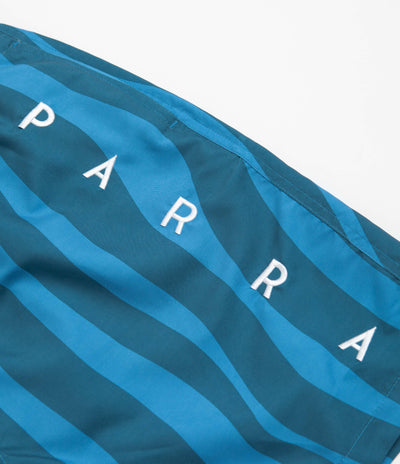 by Parra Aqua Weed Waves Swim Shorts - Greek Blue