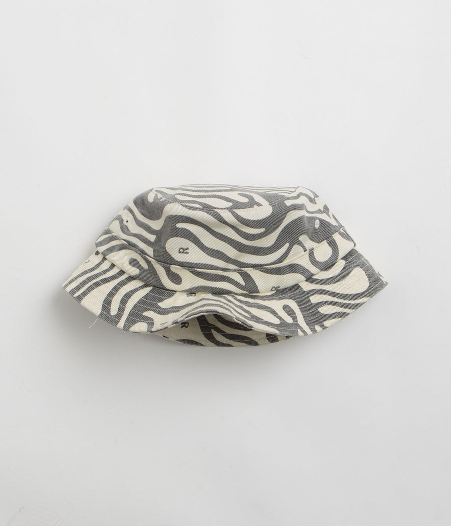 by Parra Blobbed Bucket Hat in Washed Grey