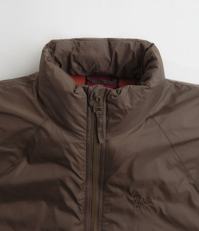 by Parra Canyons All Over Jacket - Coffee Brown