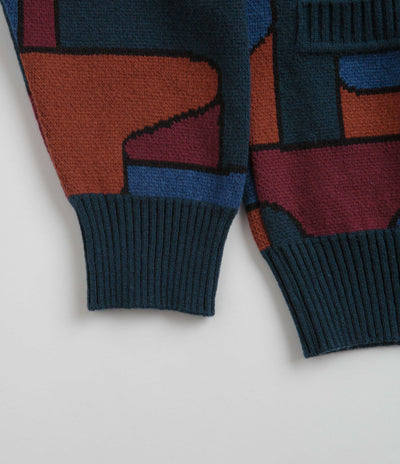 by Parra Canyons All Over Knitted Cardigan - Multi