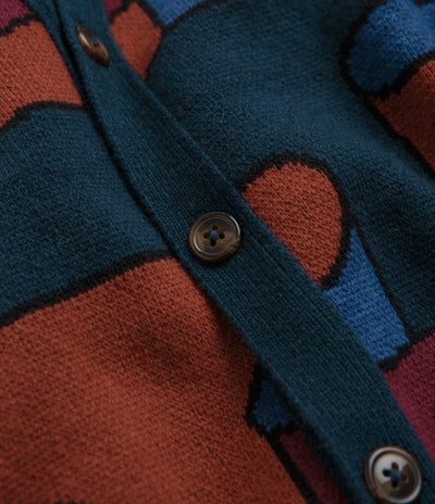 by Parra Canyons All Over Knitted Cardigan - Multi