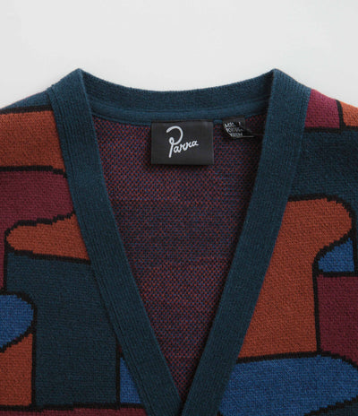 by Parra Canyons All Over Knitted Cardigan - Multi