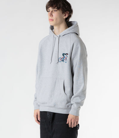by Parra Cat Defense Hoodie in Heather Grey