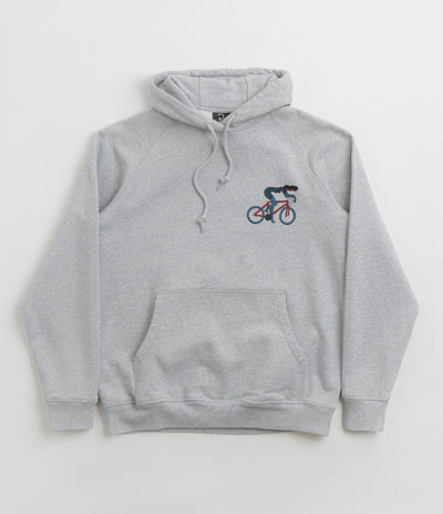 by Parra Cat Defense Hoodie in Heather Grey