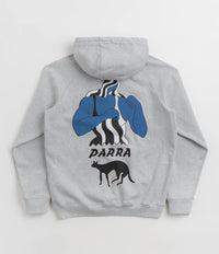 by Parra Cat Defense Hoodie in Heather Grey
