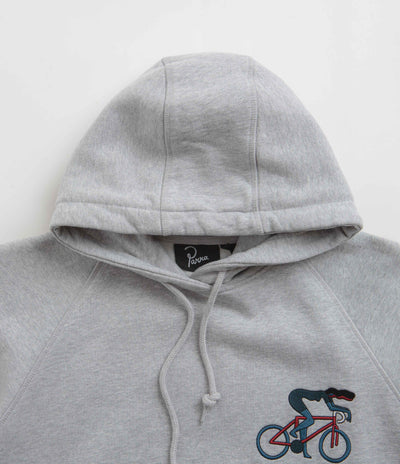 by Parra Cat Defense Hoodie in Heather Grey
