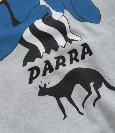 by Parra Cat Defense Hoodie in Heather Grey
