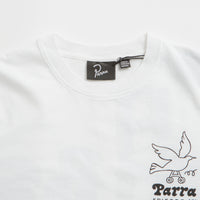 by Parra Chair Pencil Long Sleeve T-Shirt - White thumbnail