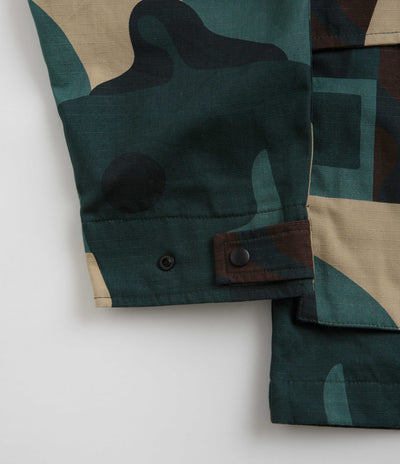 by Parra Distorted Camo Jacket - Green