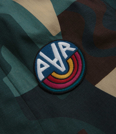 by Parra Distorted Camo Jacket in Green
