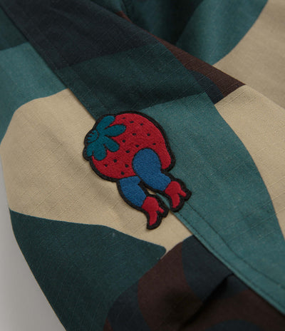 by Parra Distorted Camo Jacket in Green