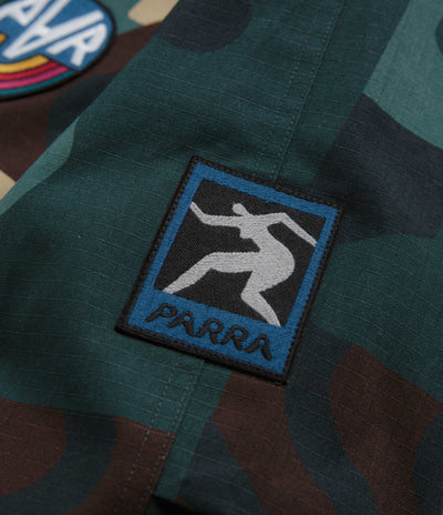 by Parra Distorted Camo Jacket - Green