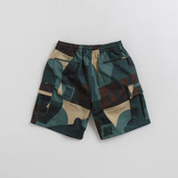 by Parra Distorted Camo Shorts - Green thumbnail