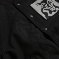 by Parra Dog Faced Varsity Jacket - Black thumbnail