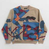 by Parra Etappe 17 Crewneck Sweatshirt in Mushroom thumbnail