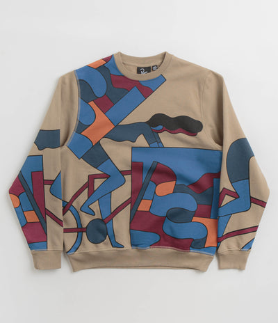 by Parra Etappe 17 Crewneck Sweatshirt in Mushroom