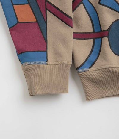by Parra Etappe 17 Crewneck Sweatshirt in Mushroom