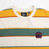 by Parra Fast Food Logo Striped T-Shirt - Burned Yellow thumbnail