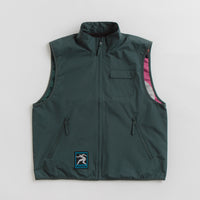 by Parra Ghost Cave Reversible Vest - Green thumbnail