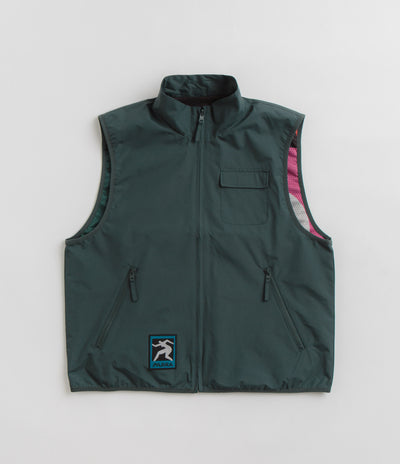 by Parra Ghost Cave Reversible Vest - Green