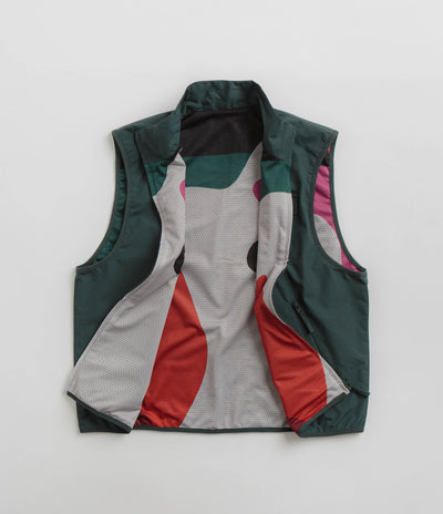 by Parra Ghost Cave Reversible Vest - Green