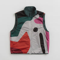 by Parra Ghost Cave Reversible Vest - Green thumbnail