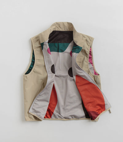 by Parra Ghost Cave Reversible Vest - Tan