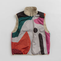 by Parra Ghost Cave Reversible Vest - Tan thumbnail