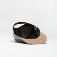 by Parra Lowercase Logo 5 Panel Cap - Mushroom thumbnail