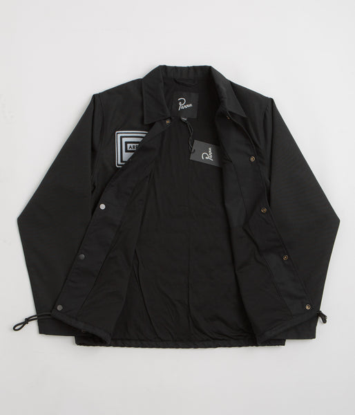 【新品未開封】BY PARRA コーチジャケット by Parra Midnight Surprise Coach Jacket - Black | flatspot