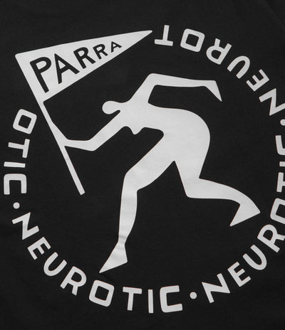 by Parra Neurotic Flag Long Sleeve T-Shirt - Black