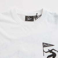 by Parra Neurotic Flag Long Sleeve T-Shirt - White thumbnail