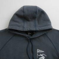 by Parra Neurotic Mini Flag Hoodie - Washed Blue thumbnail