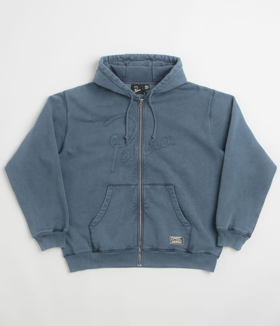 by Parra Not Fade Away Zip Hoodie - Washed Dark Grey