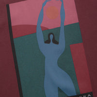 by Parra Protect The Sun T-Shirt - Dark Burgundy thumbnail