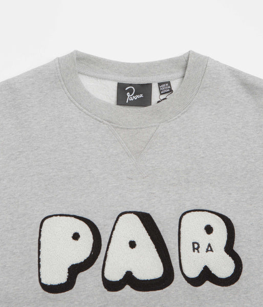 by Parra Rounded Par Crewneck Sweatshirt - Heather Grey | Flatspot