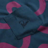 by Parra Sound Waved T-Shirt - Navy Blue thumbnail