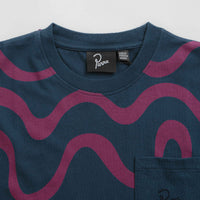 by Parra Sound Waved T-Shirt - Navy Blue thumbnail