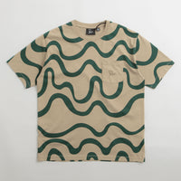 by Parra Sound Waved T-Shirt - Tan thumbnail