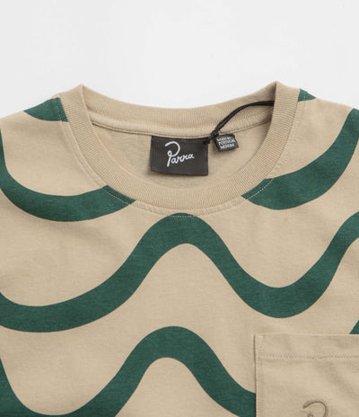 by Parra Sound Waved T-Shirt - Tan