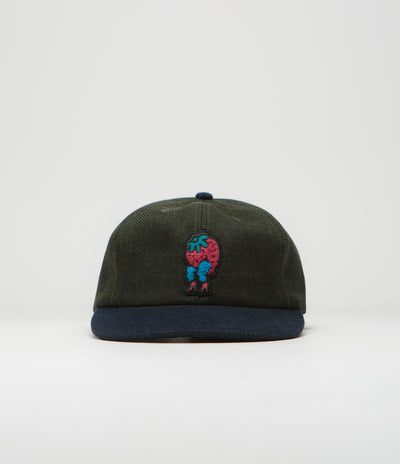 by Parra Stupid Strawberry Cap - Hunter Green