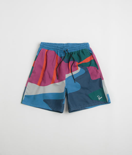 by Parra The Festival Fence Swim Shorts - Blue | Flatspot