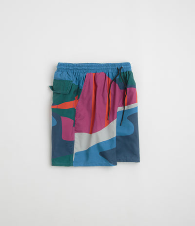 by Parra The Festival Fence Swim Shorts in Blue