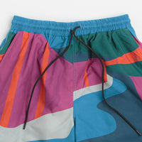 by Parra The Festival Fence Swim Shorts in Blue thumbnail