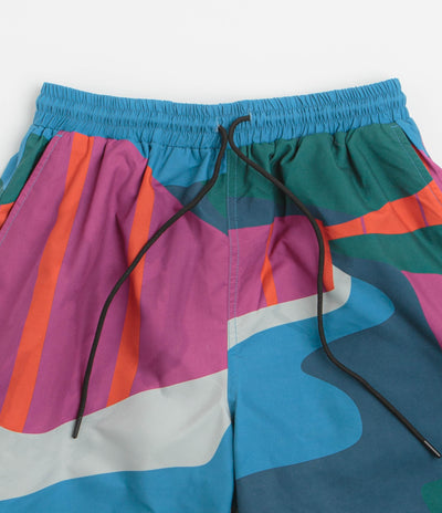 by Parra The Festival Fence Swim Shorts in Blue